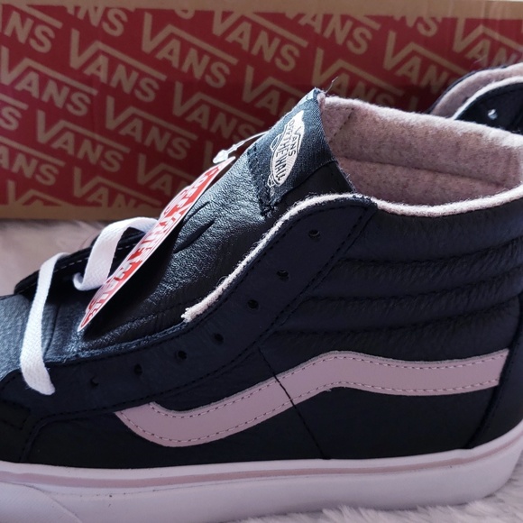 Womens Sk8 Hi Reissue Leather Flannel Violet - Picture 7 of 7